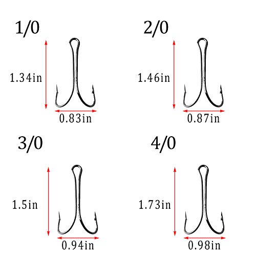 Double Hooks - 35Pcs Fly Tying Double Hooks Classic Frog Hooks 3X Strong Sharp Open Shank High Carbon Steel Barbed Small For Saltwater And Freshwater #TOP6