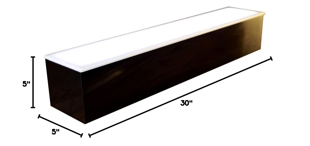 BARCONIC® LED Liquor Bottle Display Shelf - 1 Tier (Step) - 30"