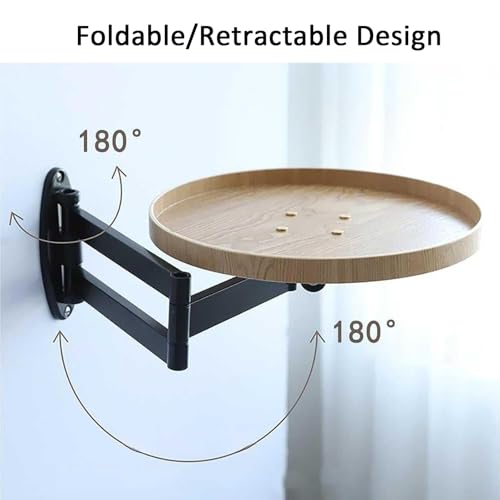 Table murale rotative pour optimiser un studio ou balcon étroit - 4