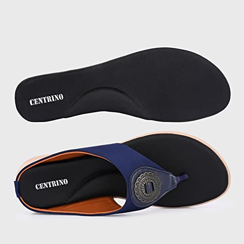 Image of Centrino Women Thong Sandals & Comfortable Ortho Care Sandal For Ladies | Fashion Wear Sandal & Chappal | Soft Cushioned for More comfort (2854)