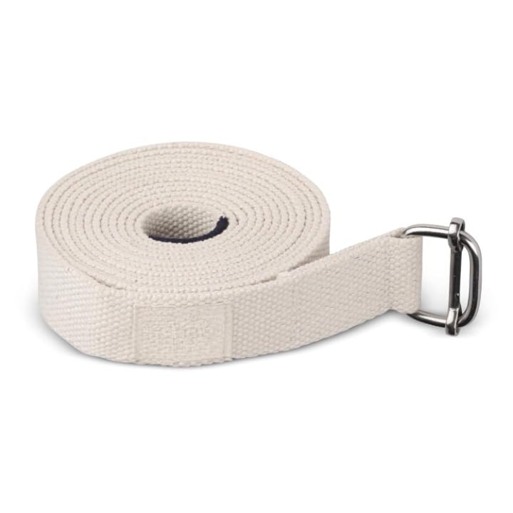 LRK Eco-Friendly 100 percent Organic Cotton Yoga Strap |9-ft Length |Durable and Adjustable| Yoga Belt for All Levels of Asanas| Flexibility and Stretching | Anti-Rust Buckle-image-46