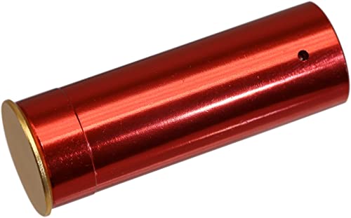 MAYMOC 12GA Bore Sight Red Dot Cartuccia con 2 set di batterie - 4