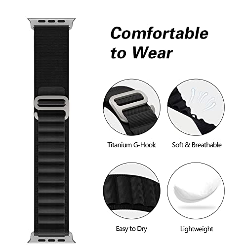 Image of ONFNZ 10 Pack Sport Bands Compatible With Apple Watch Ultra Band for Women Men, Trail Loop+ Ocean Loop+ Alpine Loop Adjustment Replacement Straps for IWatch Ultra Band 49mm