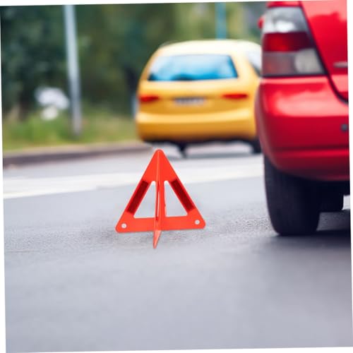 Triangle de signalisation voiture reflechissant a support solide - 4