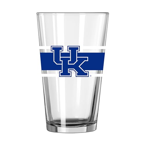 Logo Brands 16ozpintglass Vaso de Pinta, Hombres, Transparente, 454 g