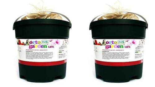 Nutriplant LIFE, Concime Fertilizzante organo azotato in polvere con ferro organico, Concime liquido minerale per giardino,fiori,tappeti erbosi, espugli,arbusti,ortaggi e piante da frutto, 2,5Kg (2)