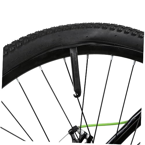 KOMBIUDA 3Pcs Bike Tire Lever Repair Tool Kit Durable Nylon Plastic Tire Pry Bars for Easy Tire Removal Essential Accessories for Bicycle Maintenance Black