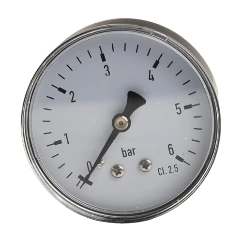Manomètre eau et air 1/4 pouce 0-6 bar avec cadran étanche haute précision