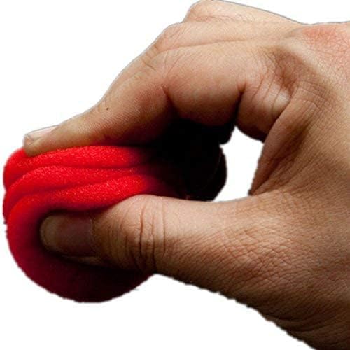 he andi 1.75 inch Red Sponge Soft Ball Close-Up Magic Street Classical Comedy Trick Props (12PC)