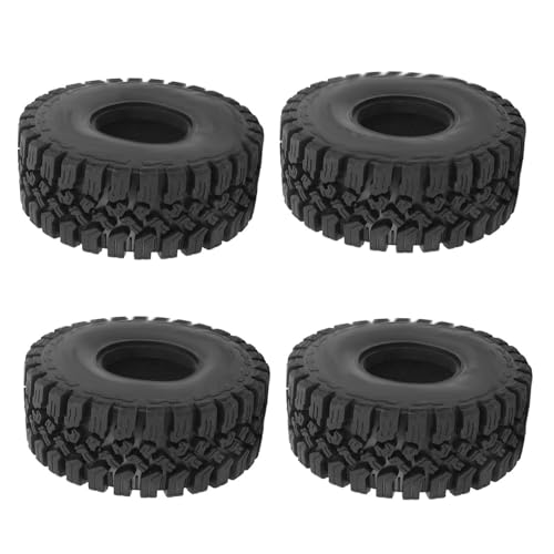 Pneus en caoutchouc noir RC 1.9 pouces durables pour châssis SCX10 haut de gamme