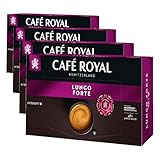 Café Royal Professional Pads, Lungo Forte, 50 Nespresso (R) Professional kompatible Pads für Office und Gastronomie, Rainforest Alliance zertifiziert, 100 Prozent Arabica Kaffee, Intensität 8