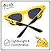 ARKAID Pokémon Official Pikachu Sunglasses for Kids | Classic Yellow Frames | UV 400 | One Size Fits Most Kids