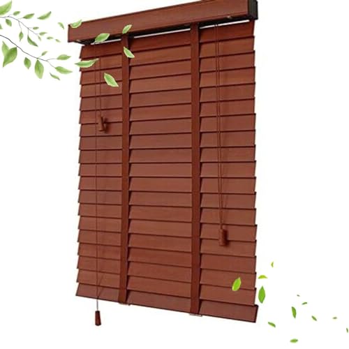 Cortinas de madera para privacidad en ventanas de salones y dormitorios elegantes 2