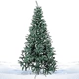 TOPBATHY Künstlicher Weihnachtsbaum PVC mit Stabilem Eisenständer Langlebig Grüne Tanne Festliche Dekoration für Weihnachtsfeier Tischdekoration