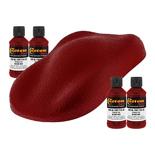 Image of Custom Coat 3 Ounce, Blood Red, Bed Liner Tint Concentrate, 4 Pack
