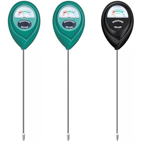 XLUX T10 Soil Moisture Sensor Meter-(2 Green+1 Black) Cover
