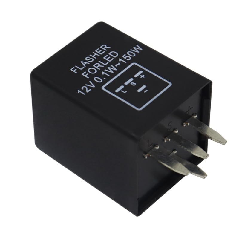 4-Pin 12V 15A EP29 EP29N Electronic LED Flasher Relay for Fix LED Turn Signal Bulbs Hyper Flash Repairs