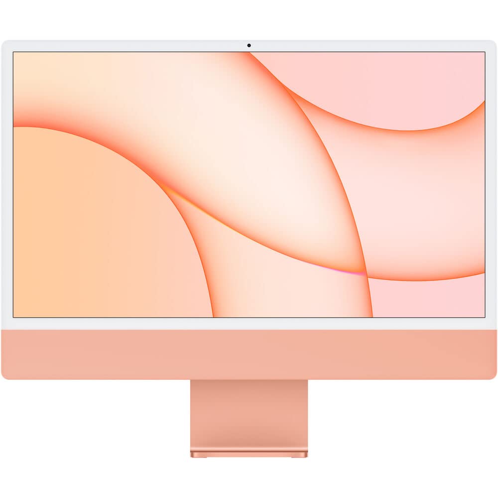 Amazon.com: Apple 2021 iMac M1 chip 8-core CPU (24 inch, 8GB RAM, 512GB)  (QWERTY English) - Orange (Renewed Premium) : Electronics