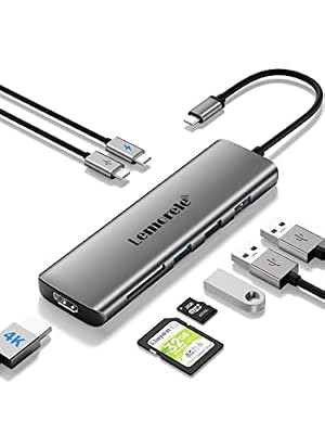 Lemorele Hub USB-C Multiport 8 en 1