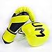 Guanti da Boxe Fitness, Sparsring di Formazione Professionale, Borse Perforate Speed Ball Focus Pads Allenamento, per Uomini Adulti Adulti, Durata Duratura,Giallo,12OZ