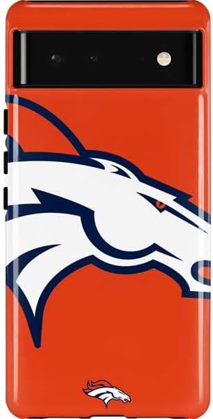 Skinit Pro Phone Case Compatible with Google Pixel 6 - Officially Licensed NFL Denver Broncos Retro Logo Design
