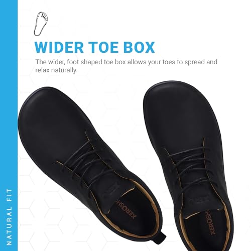 Xero Shoes Men's Glenn Leather Barefoot Dress Casual Shoe4