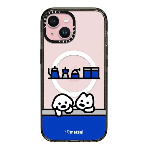 CASETiFY �C���p�N�g MagSafe�Ή� iPhone 15 �P�[�X [�X���� / 2.5m�̗����������N���A (MIL�K�i4�{����) / ���C�����X�[�d�����Magsafe�Ή�] - matsui - Welcome - �N���A �u���b�N
