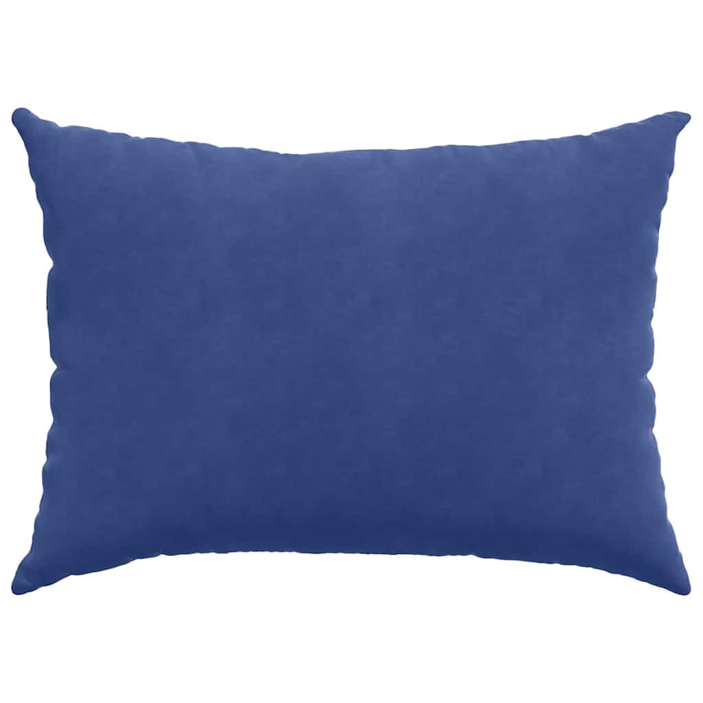Cuscino Divano 2 Pezzi Blu Polizia 70x50cm Tessuto a Coste, Imbottito e Morbido, Ergonomico per Soggiorno, Ufficio, Sala da Pranzo, con Rivestimento Sfoderabile, Lavabile, Antiscivolo