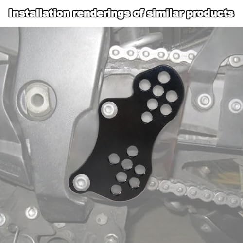 Plateaux Riser Adjustable pour corriger la position des pieds foot peg mount bracket - 4