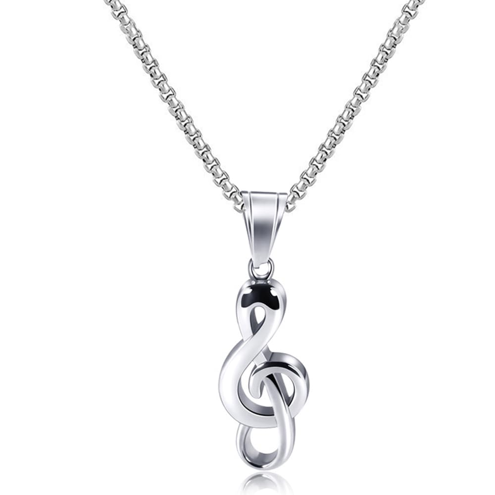 1 pezzo Punk Style Hip Hop Motorcycle Collana con catena a collare, collana bohémien, collana con ciondolo da donna, collana di moda, regalo per gli amanti della moto, argento