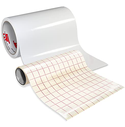 Rouleau Vinyle Adhésif Blanc Brillant Oracal 651 avec Papier Transfert Vvivid 12" x 15ft