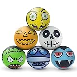SPORTSPET Monsters High Bounce Dog Balls | 6 Pack | Spooky Rubber Balls for Dogs | Non-Toxic, Floats in Water | 60mm for Medium Dogs | Frankenstein, Witch, Vampire | Halloween Decoration & Toys - Image 3