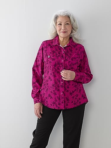 Women’s Magnetic Closure Adaptive Top for Arthritis4