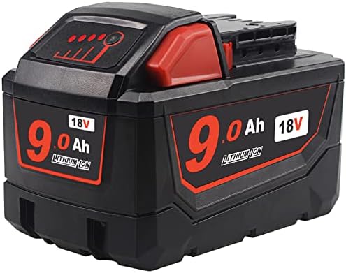 TENMOER 18V 9.0Ah Replacement Battery Compatible with 18Volt Batteries Power Tools