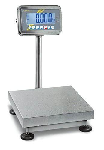 Kern SFB 30K10HIPM - Balanza de plataforma, Campo de pesaje [Max]: 30 kg, Lectura [d]: 10 g, Plato de pesaje: AxP 300x240 mm (Acero inoxidable), Incl. HOMOLOGACIÓN
