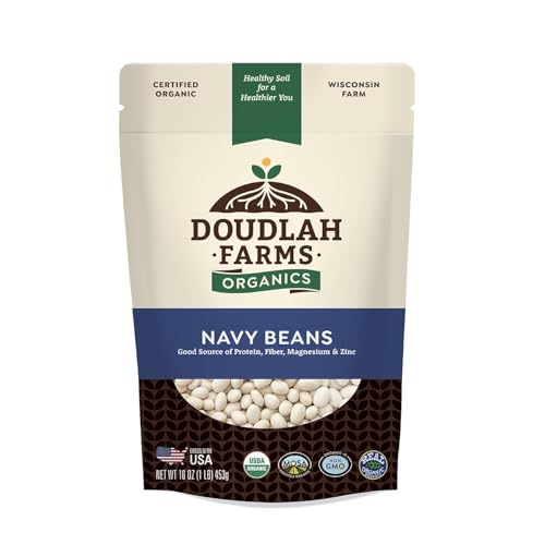 Doudlah Farms Organic Navy Beans 1 lb