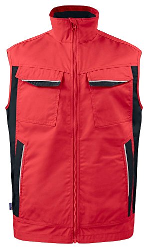 Gilet de service rouge vêtement professionnel de salle restauration et hôtellerie 645706