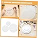 Artibetter 15pcs Round Plastic Canvas Sheets for DIY Crochet Projects Multi-Function Mesh for Crafting Bags Accessories User-Friendly Design for All Skill Levels