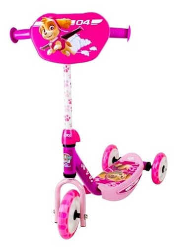 cavernedesjouets Trottinette Stella Rose 3 Roues Fille pour Pat Patrouille - Stable et Robuste - patinette evolutive Enfant - des 2 Ans, 20kg Max Cover