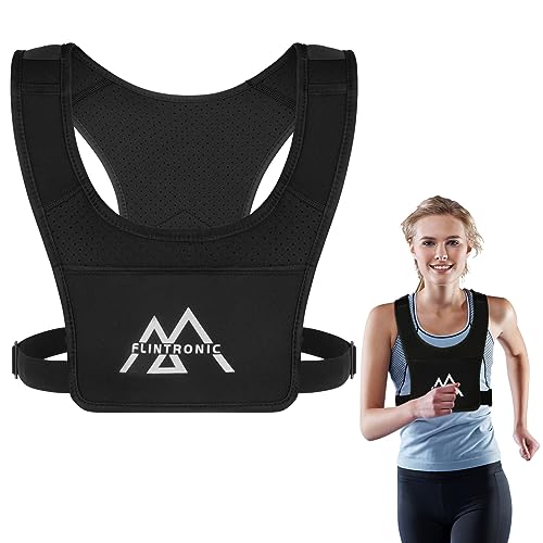 Flintronic Reflektierend Laufen Weste, Reflektierende Warnweste, Laufweste mit Handytasche und Verstellbarem Bund, Reflektorweste Sicherheitsweste, für Männer Frauen zum Radfahren, Joggen, Klettern