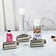 UDQYQ Tubenquetscher Tubenpresse,3-er Pack Zahnpasta Squeezer Edelstahl Sparen Zahnpasta total Squeeze Out leere Rohre, Edelstahl Zahnpasta Sitzhalter mit Standfunktion. (Gloss Finish Silver)