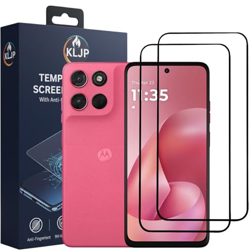 Image of Military-Grade Gorilla Tempered Glass For Moto G67 Power /Moto G57 Power 5G With Installation Kit | Edge to Edge Coverage | Black (Pack Of 2)