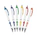 Fun Express Cross Grip Pens (24 Pack) Assorted Colors. Pens Have Black Ink. 5 3/4"