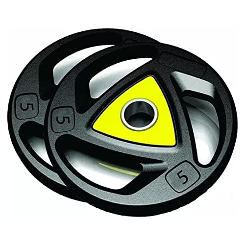 FITBEAST OLYMPIC WEIGHT PLATES 5KG (Set of 2) 50mm Dia | 5KG Olympic Weight Plates Rubber Coated & Integrated metal Plate (B08W5G17XZ) Amazon Price History, Amazon Price Tracker