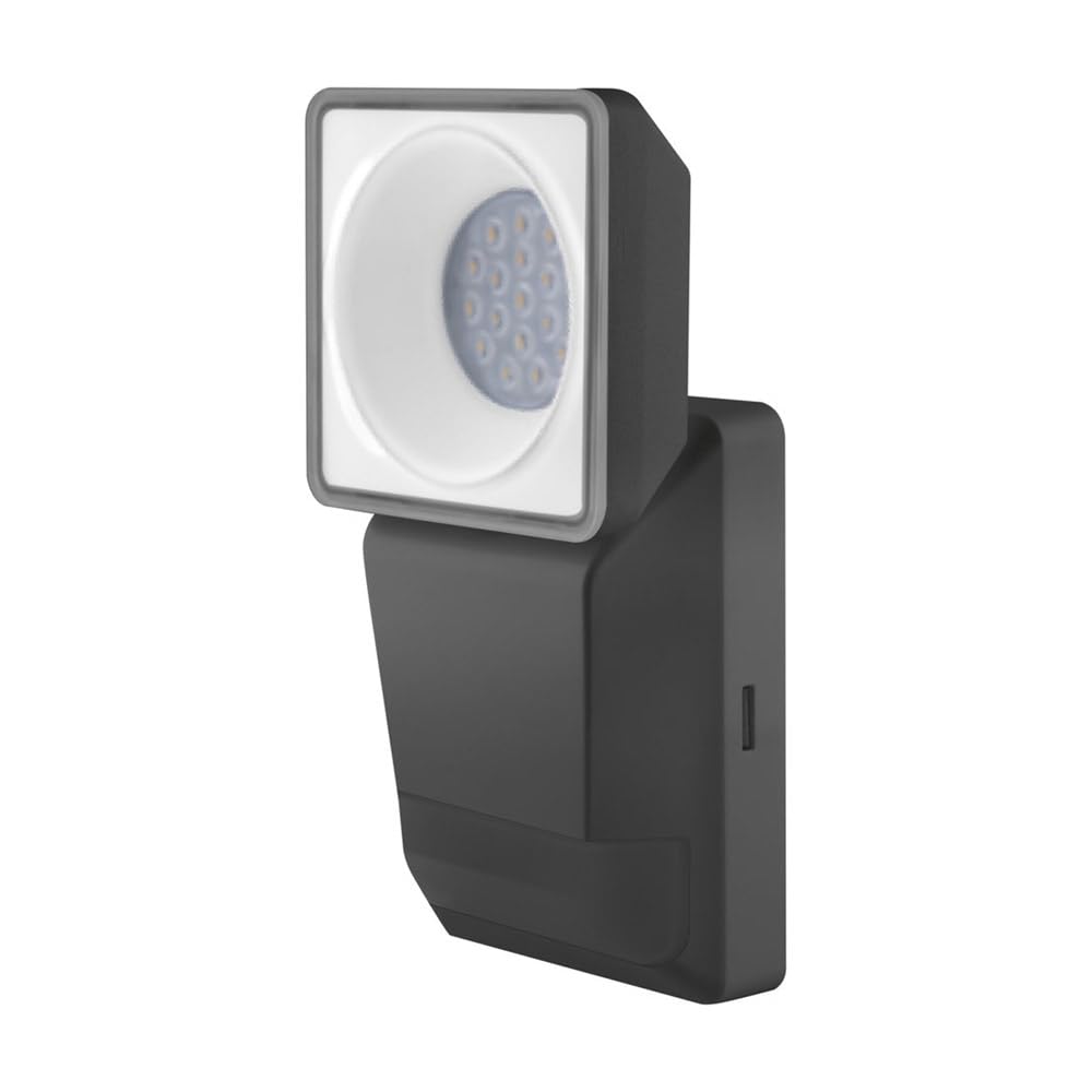 LEDVANCE Oprawa oświetleniowa: for ściana, ENDURA® PRO SPOT SENSOR / 8 W, 220…240 V, kąt rozsyłu światła: 50°, Zimna biel, 4000 K, materiał: polycarbonate (pc), IP55