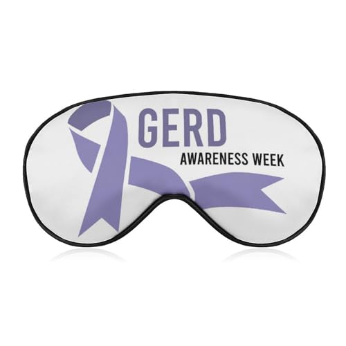 GERD Awareness Ribbon Sleep Eye Mask for Women & Men