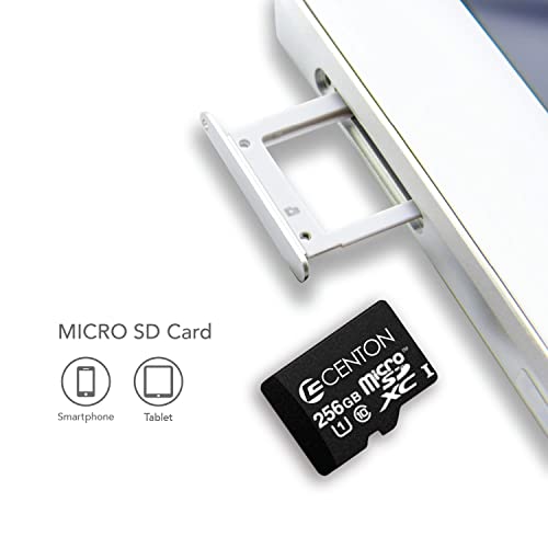 Centon Electronics Micro Sd Card, Uhs-I / A1 / V10 / U1 / Class 10 Flash Memory Card For Phones, Tablets, Cameras, And More, 256Gb #TOP2
