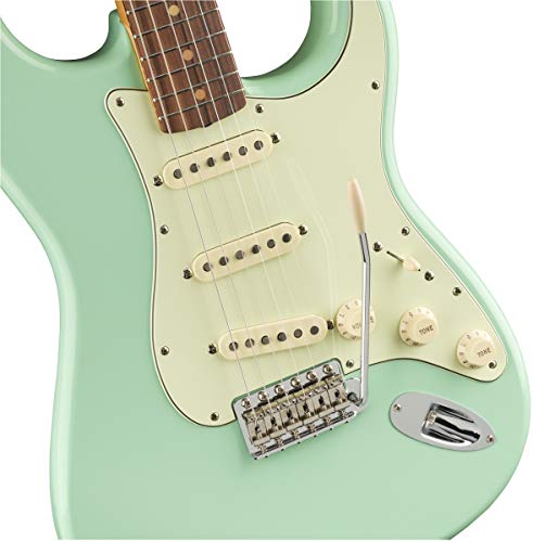 Fender Vintera 60S Stratocaster Electric Guitar, Surf Green, Pau Ferro Fingerboard #TOP2