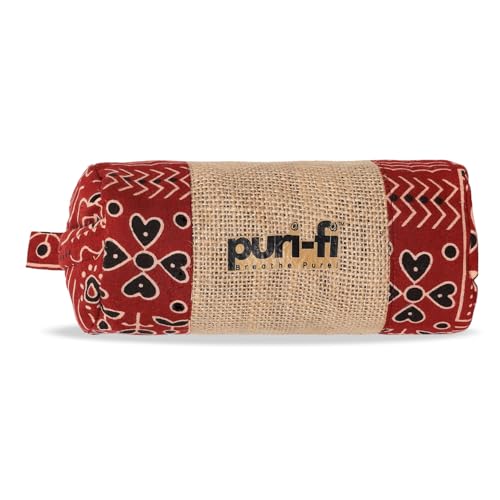 Image of Activated Charcoal Air Purifier, Non-Electric, Coconut Shell Charcoal, Odor & Moisture Absorber, Air Freshener for Home, Car, Reusable & Long-Lasting, 400 Gm (Rustic Red)