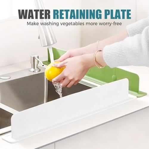 Pare-éclaboussures en silicone pour évier évitant l'eau stagnante - 8